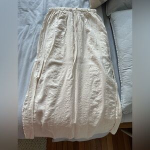 J Crew Draw string midi skirt